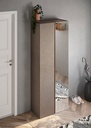 2-Door Wardrobe with Mirror "Laura"
