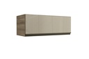1-Door Flip-Up Glass Wall Cabinet (80cm) "Vaniglia"