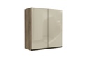 2-Door Glass Wall Cabinet (80cm) "Vaniglia"