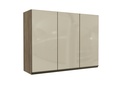 3 Door Glass Wall Cabinet (120cm) "Bianca"