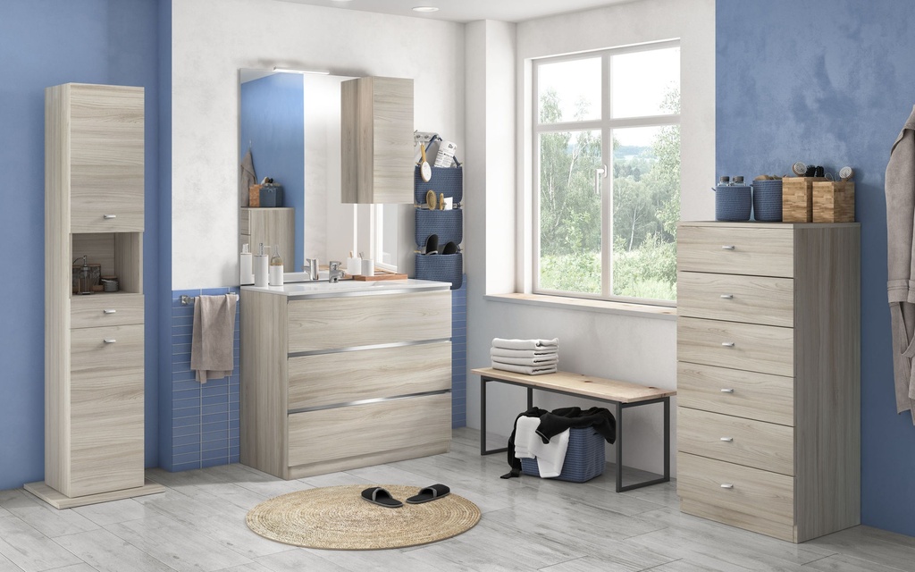 Mueble de Baño (100 cm) + Espejo "Vittoria"