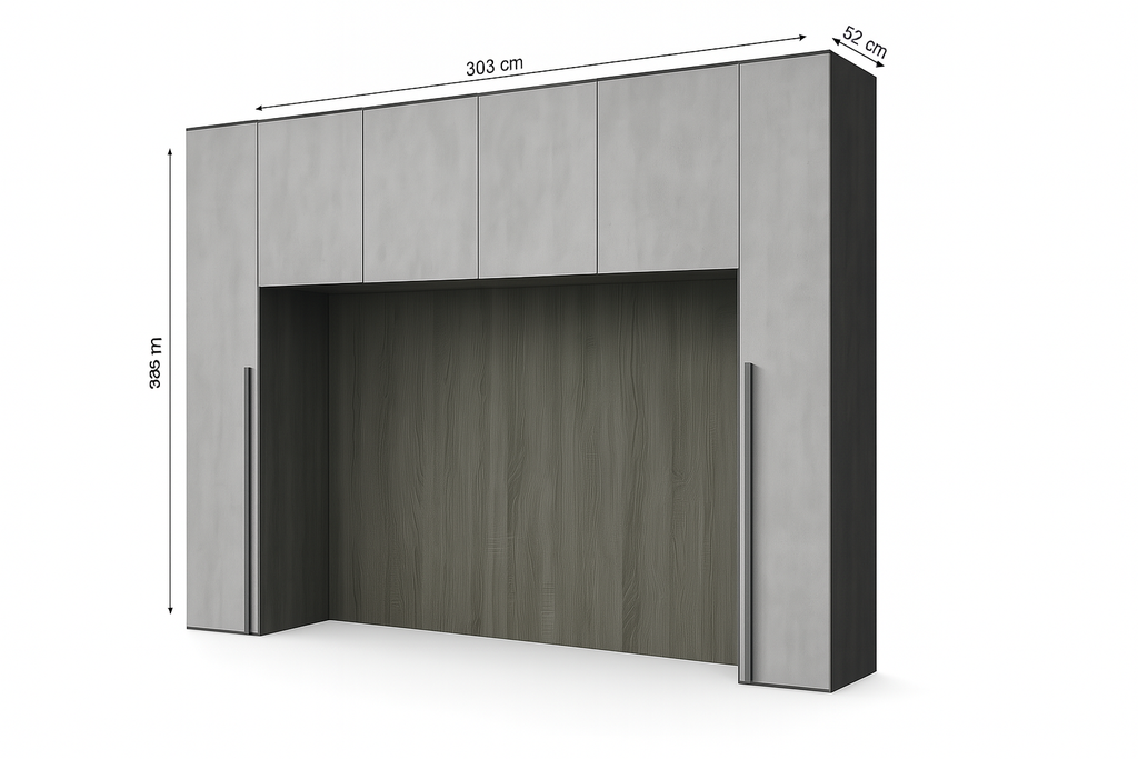 6-Door Bridge Wardrobe "Donatella"