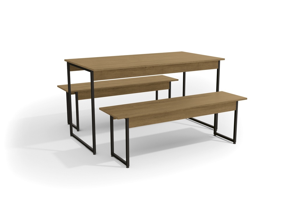 Juego de Mesa y Bancos "Brooke"