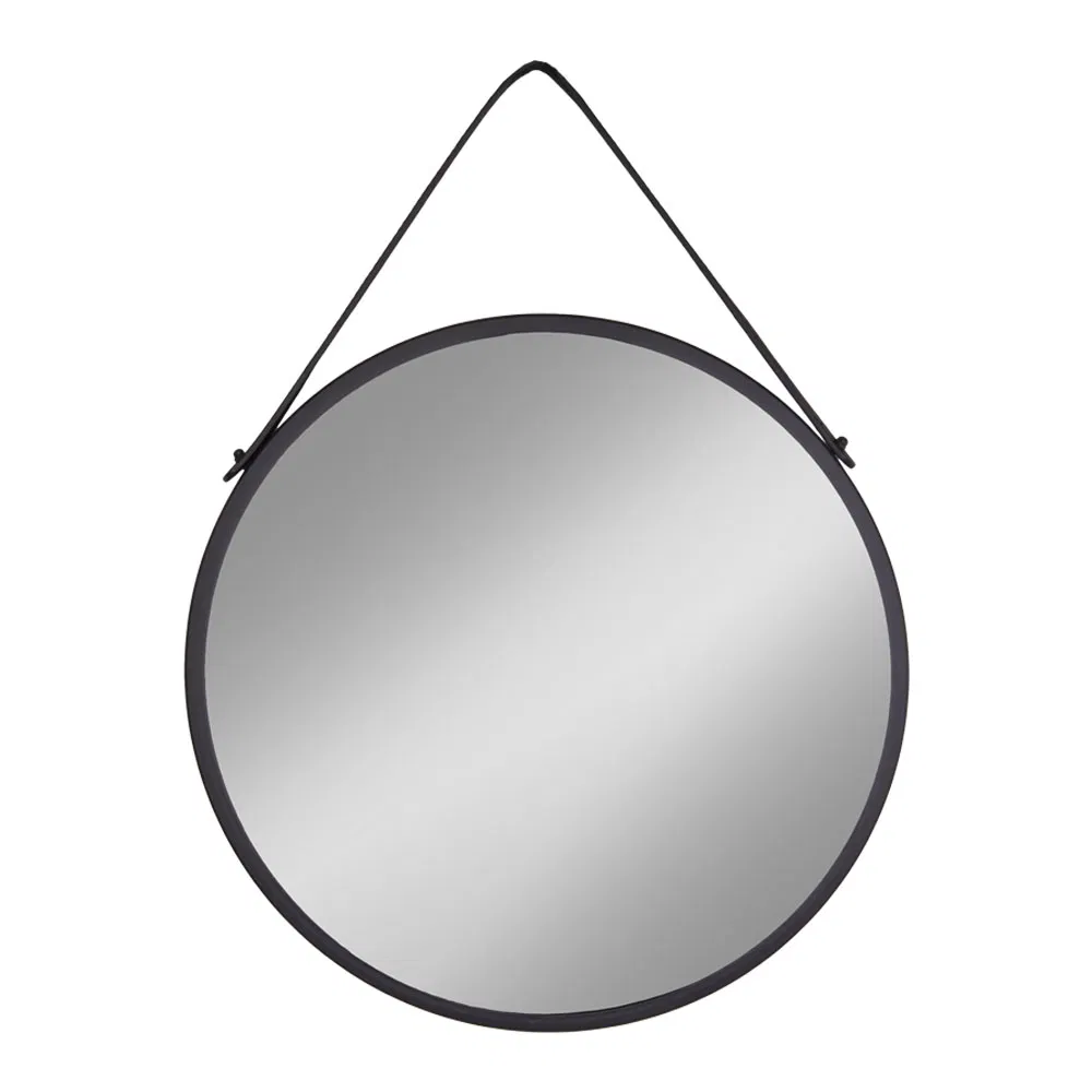 Mirror with Metal Frame and Strap "Naucelle"