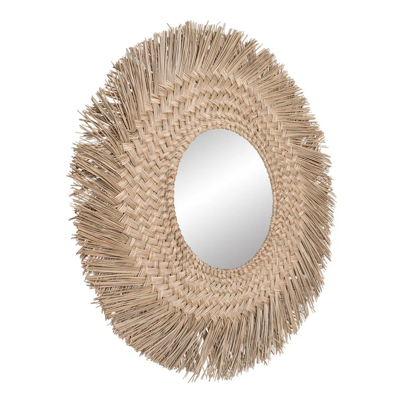 Natural Fiber Mirror "Naves"
