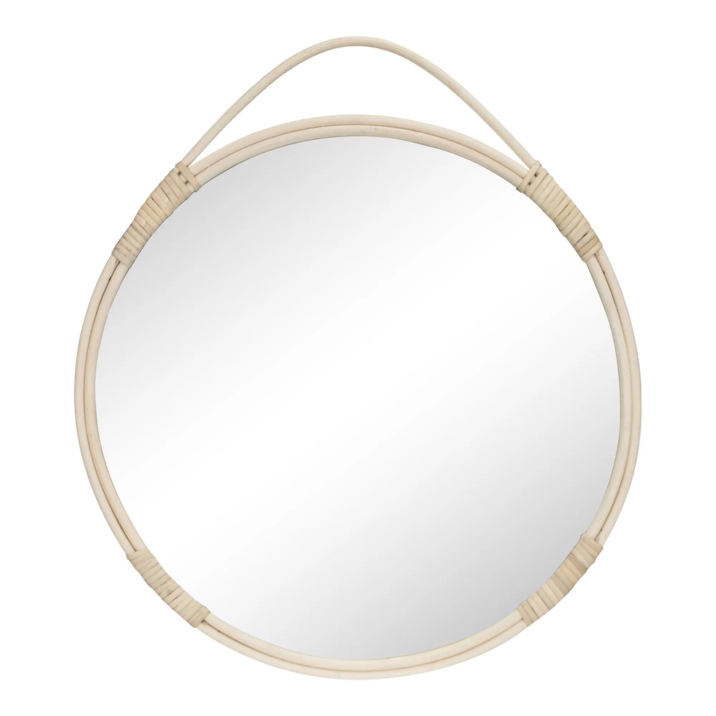 Mirror with Rattan Frame "Nyons" (ø50 cm)