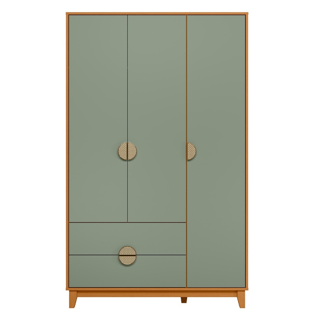 3-Door Wardrobe with 2 Drawers “Ambra”