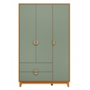 3-Door Wardrobe with 2 Drawers “Ambra”