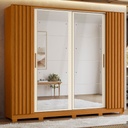 6-Door Sliding Door Wardrobe with Mirror “Alessia”