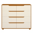 Double Chest of Drawers with 8 Drawers "Amelia"