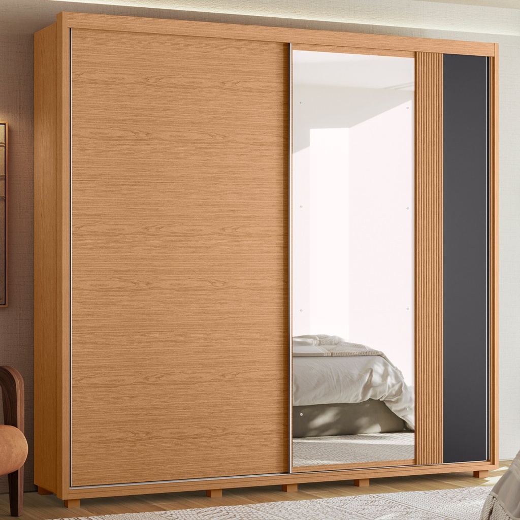 6-Door Sliding Wardrobe with Mirror “Alice”