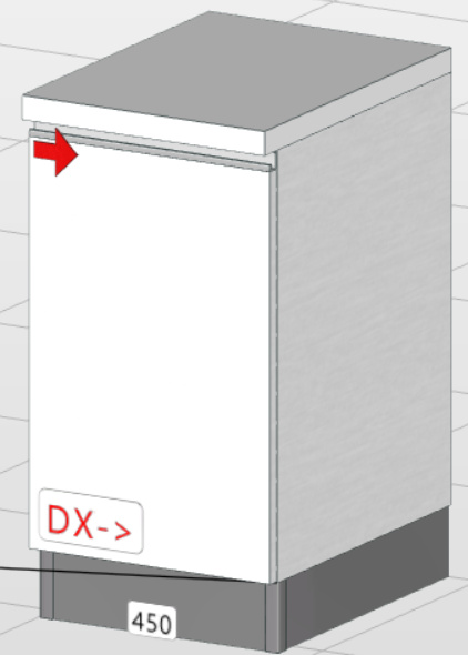 Base de 1 puerta premium (45 cm) “Matilde”