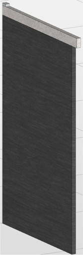 [1ZEKTFF87056X00] Lateral alto para base “Matilde” (Gris, Izquierda)