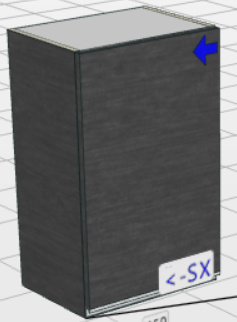 Aéreo de 1 puerta premium (45 cm) “Matilde”