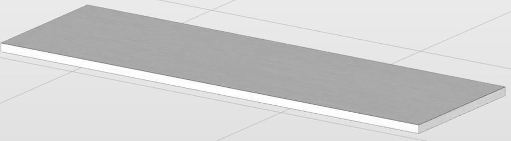 Repisa para cocina 1.8h (58.5x100 cm) “Matilde”