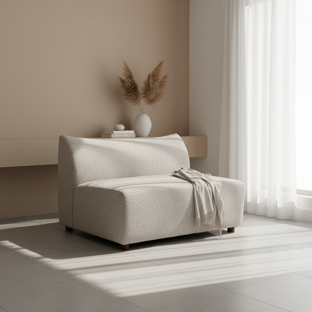 Sofá de 2 Plazas con Ribetes "Leonardo"