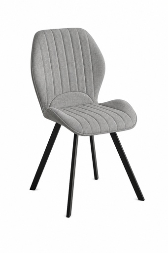 [[JSC-8010-G062-15] Silla “Irene” (Gris (Tela))