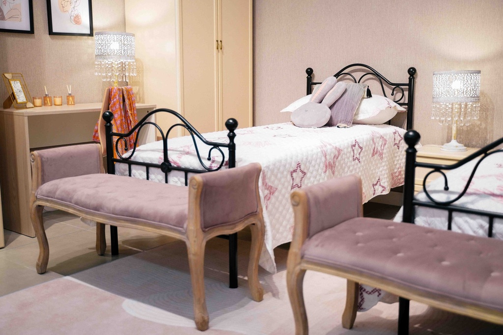 Cama Metálica "Mandy" con Colchón (Individual)