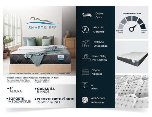 [7403584173420] Colchón SmartSleep (Matrimonial)