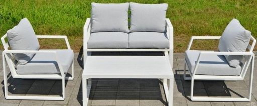 [ARA BLACK] Outdoor Sofa Set 4 Pieces “Nemi”