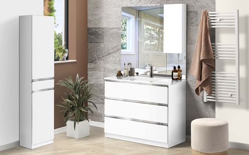 Mueble de Baño (100 cm) + Espejo "Vittoria"