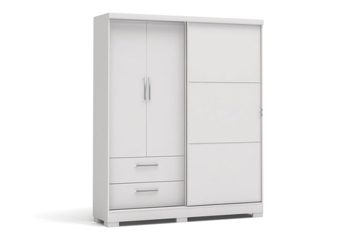[C533-BR] Armario de 3 Puertas y 2 Gavetas "Beatriz"