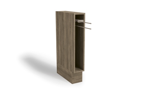 [G740-NO] Towel Rack Shelf (15cm) "Noce"