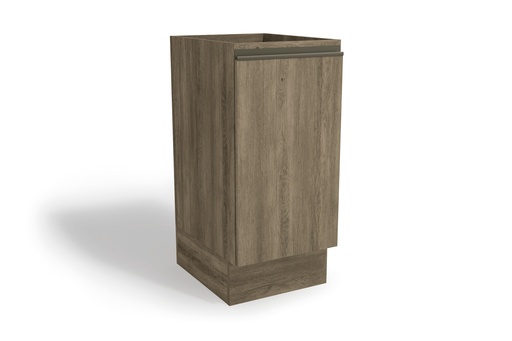 [G741-NO] 1-Door Base Cabinet (40cm) "Noce"