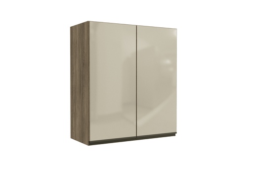 [G765-NO] 2-Door Glass Wall Cabinet (80cm) "Vaniglia"
