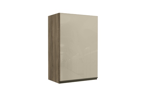 [G763-NO] Aéreo de 1 puerta de vidrio (60 cm) “Bianca”