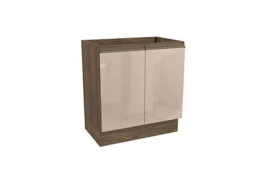 [N625-NGMC] 2-Door Base Cabinet (80cm) "Vaniglia"