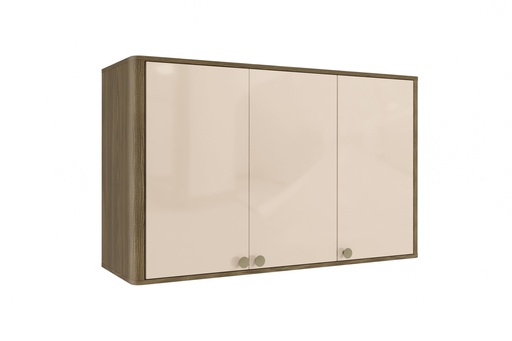 [N646-NGMC] 3 Door Wall Cabinet (120cm) "Brianna"