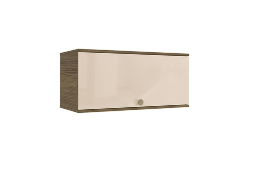 [N648-NGMC] 1-Door Flip-Up Wall Cabinet (80cm) "Vaniglia"