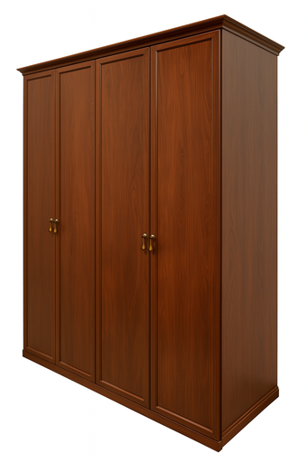 [I2ANABNN04] 4 Door cabinet “Epoque” (Walnut)