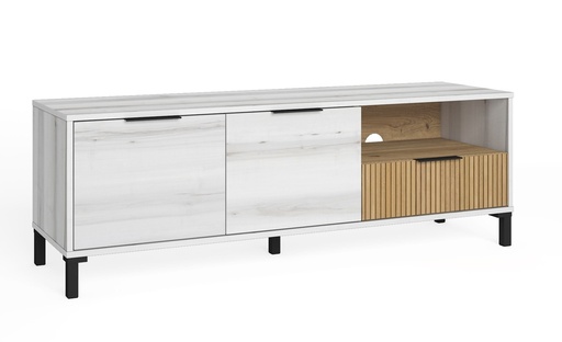[14594 (TR3364)] Mueble TV de 2 Puertas y 1 Gaveta "Elina"