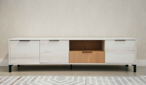 [14595 (TR3373)] Mueble TV de 3 Puertas y 1 Gaveta "Elina"