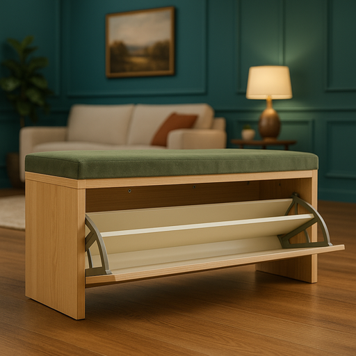 Upholstered Shoe Bench "Elisa"