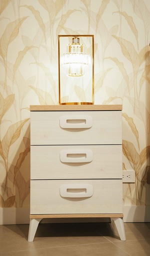 3-Drawer Nightstand "Daniella"