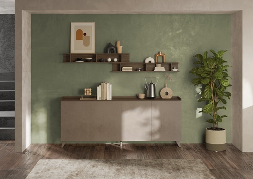 [206024-08MR] 4-Door Sideboard "Lester"