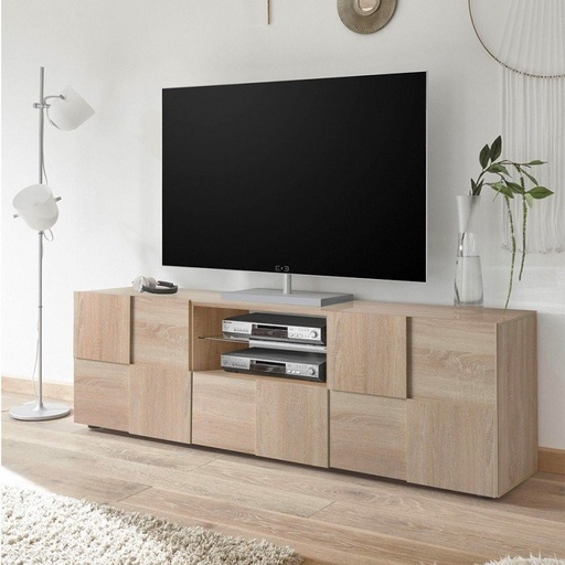 [201508-02] TV Stand with 2 Doors and 1 Drawer "Lucca"