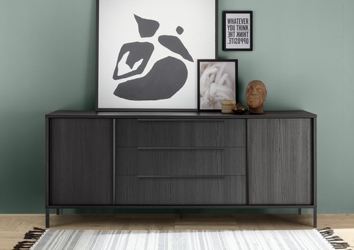[208986-07] 2-Door Sideboard with 3 Drawers "Liam"