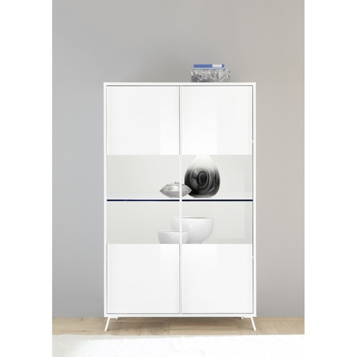 [209074-06] 2-Door Display Cabinet "Lucio"