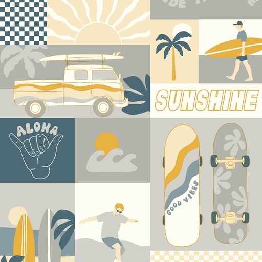 [36240702] Papel Tapiz "Surf"