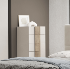 [683163-06-MR] 6-Drawer Tall Dresser "Letizia"