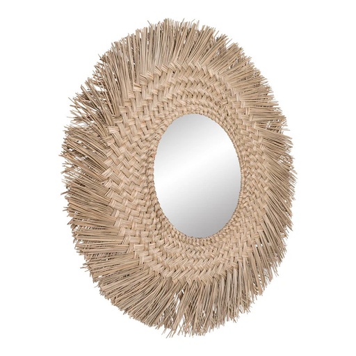 [4001710] Natural Fiber Mirror "Naves"