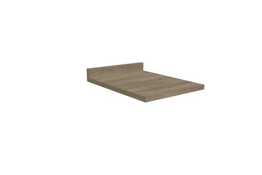 Encimera con copete para base de 40 cm