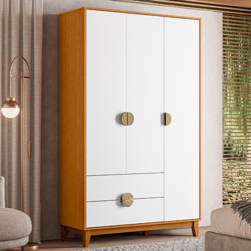 3-Door Wardrobe with 2 Drawers “Ambra”