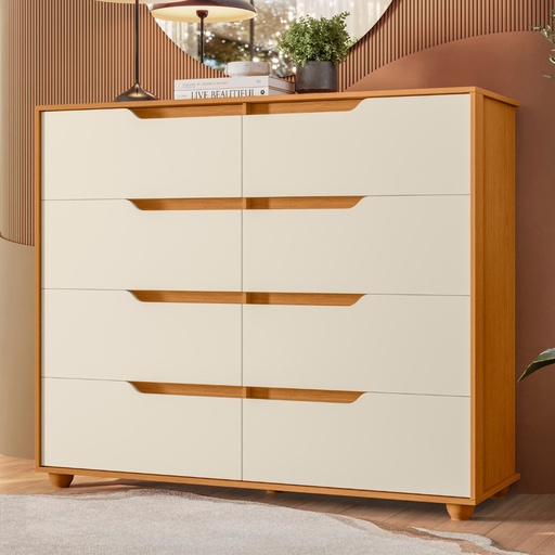 Cómoda Doble de 8 Gavetas "Amelia"