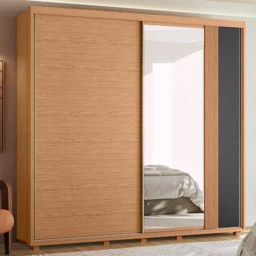 [246 (246-312)-FROW] 6-Door Sliding Wardrobe with Mirror “Alice”