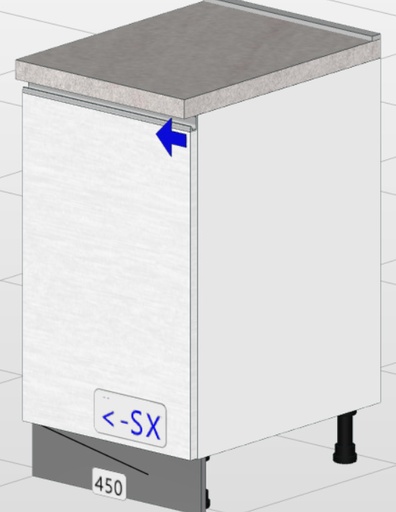 Base de 1 puerta estándar (45 cm) “Matilde”